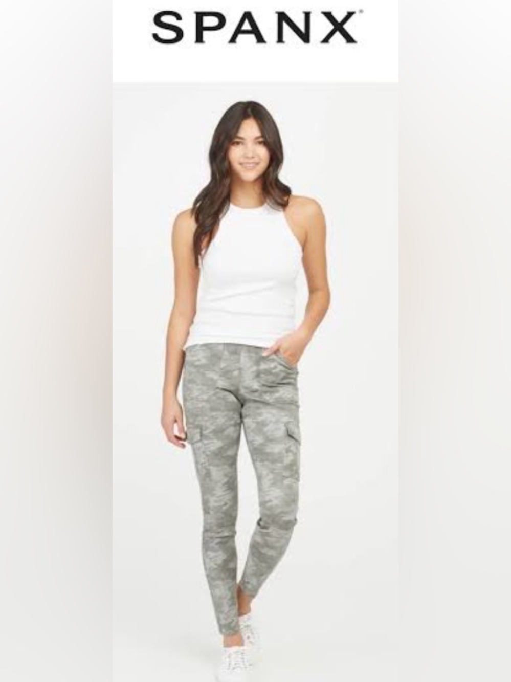 Spanx new gray cargo pants PLUS SIZE